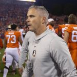 
              Florida State head coach Mike Norvell walks off the field after a loss to Clemson in an NCAA college football game, Saturday, Oct. 30, 2021, in Clemson, S.C. (AP Photo/Hakim Wright Sr.)
            