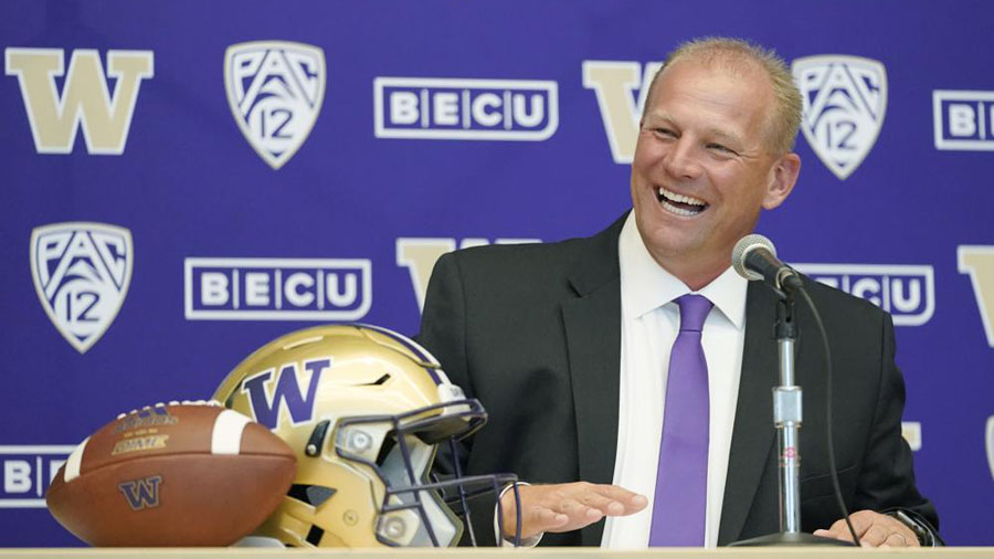 Kalen DeBoer takes the reins as UW Huskies head football coach