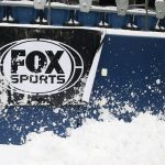 SEATTLE, WASHINGTON - DECEMBER 26: The Fox Sports logo on the wall at Lumen Field before the game between the Seattle Seahawks and Chicago Bears on December 26, 2021 in Seattle, Washington. (Photo by Abbie Parr/Getty Images)