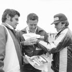 
              FILE - Pocono 500 drivers from left, Al Unser, his brother Bobby Unser and Johnny Rutherford share a light moment ahead of the race in Long Pond, Pa., in this June 24, 1979, file photo. Al Unser, one of only four drivers to win the Indianapolis 500 a record four times, died Thursday, Dec. 9, 2021, following years of health issues. He was 82. (AP Photo/File)
            