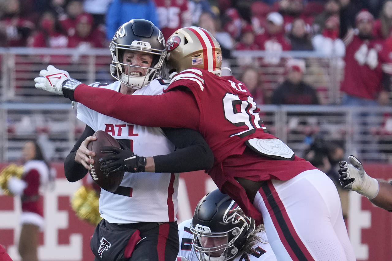 49ers beat Falcons 31-13 for 5th win in 6 games