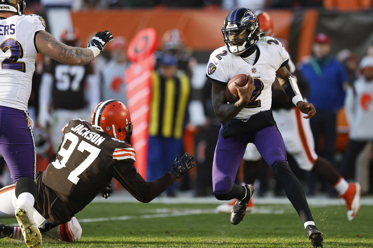 Lamar Jackson's Baltimore Ravens host Cleveland Browns in AFC