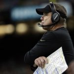 
              New Orleans Saints coach Sean Payton watches from the sideline during the second half of an NFL football game against the Miami Dolphins Monday, Dec. 27, 2021, in New Orleans. (AP Photo/Derick Hingle)
            
