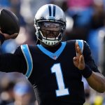
              Carolina Panthers quarterback Cam Newton passes against the Tampa Bay Buccaneers during the first half of an NFL football game Sunday, Dec. 26, 2021, in Charlotte, N.C. (AP Photo/Jacob Kupferman)
            