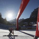 
              Norway's Henrik Kristoffersen completes an alpine ski, men's World Cup giant slalom, in Alta Badia, Italy, Sunday, Dec.19, 2021. (AP Photo/Gabriele Facciotti)
            