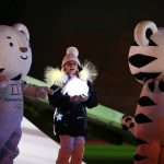 
              yes  Olympic mascots and a young girl participate in the closing ceremony of the 2018 Winter Olympics in Pyeongchang, South Korea, Feb. 25, 2018. (AP Photo/Natacha Pisarenko)
            