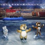
              Robotic mascots perform during the opening ceremony of the 2014 Winter Olympics in Sochi, Russia, Feb. 7, 2014. (AP Photo/Robert F. Bukaty)
            