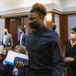 
              FILE - Former Las Vegas Raiders wide receiver Henry Ruggs III arrives at court during his hearing at the Regional Justice Center in Las Vegas on Nov. 22, 2021. A lawyer for Ruggs’ girlfriend Kiara Je’nai Kilgo-Washington , said Thursday, Jan. 13, 2022 he’ll appeal a Las Vegas judge’s decision to grant prosecutors access to the woman’s medical records after a fatal high-speed crash that cost Ruggs his spot on the team. In court filings, the attorney maintains Kilgo-Washington is not charged with a crime and her health information is protected by federal and state doctor-patient confidentiality laws. Ruggs is charged with felony driving under the influence causing death and substantial bodily injury, and two counts of felony reckless driving. (Bizuayehu Tesfaye/Las Vegas Review-Journal via AP, Pool, File)
            