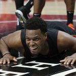 
              Miami Heat guard Kyle Lowry (7) reacts after being fouled during the second half of an NBA basketball game against the Atlanta hawks Wednesday, Jan. 12, 2022, in Atlanta. (AP Photo/John Bazemore)
            