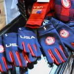 
              Team USA Beijing winter Olympics Olympic village merchandise designed by Ralph Lauren is displayed Wednesday, Jan. 19, 2022, in New York. (Photo by Evan Agostini/Invision/AP)
            