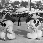 
              yes  Snowmen, mascots of the 1976 Winter Olympics in Innsbruck, appear in Kitzbühel, Austria, Jan. 28, 1975, during World Cup downhill skiing events. (AP Photo)
            