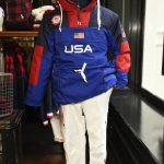 
              Team USA Beijing winter Olympics flagbearer opening ceremony uniform designed by Ralph Lauren on display Wednesday, Jan. 19, 2022, in New York. (Photo by Evan Agostini/Invision/AP)
            