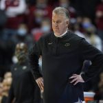 
              Purdue coach Matt Painter watches during the first half of the team's NCAA college basketball game against Indiana, Thursday, Jan. 20, 2022, in Bloomington, Ind. (Darron Cummings)
            