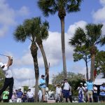
              Brooks Koepka hits from the 18th tee during the first round of the Honda Classic golf tournament, Thursday, Feb. 24, 2022, in Palm Beach Gardens, Fla. (AP Photo/Lynne Sladky)
            