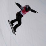 
              United States' Shaun White trains on the halfpipe course at the 2022 Winter Olympics, Monday, Feb. 7, 2022, in Zhangjiakou, China. White, the three-time gold medalist who said recently the Beijing Games would be his last competition, begins qualifying for the halfpipe Tuesday. “I really want to finish my career strongly on my own terms and put down some solid runs," White said. "If I could do that, I’ll be very happy.” (AP Photo/Francisco Seco)
            