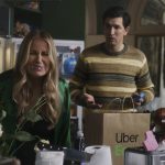 
              This photo provided by Uber Eats shows a scene from Uber Eats 2022 Super Bowl NFL football spot. ( Uber Eats via AP)
            