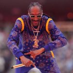 
              Snoop Dogg performs during halftime of the NFL Super Bowl 56 football game between the Los Angeles Rams and the Cincinnati Bengals Sunday, Feb. 13, 2022, in Inglewood, Calif. (AP Photo/Chris O'Meara)
            