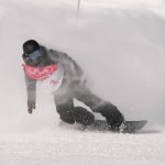 
              New Zealand'S Zoi Sadowski Synnott competes during the women's slopestyle qualifying at the 2022 Winter Olympics, Saturday, Feb. 5, 2022, in Zhangjiakou, China. (AP Photo/Francisco Seco)
            