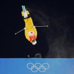 
              Kazakhstan's Pavel Kolmakov competes in the men's moguls qualifying at Genting Snow Park at the 2022 Winter Olympics, Saturday, Feb. 5, 2022, in Zhangjiakou, China. (AP Photo/Lee Jin-man)
            