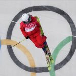 
              China's Li Fanghui competes during the women's halfpipe qualification at the 2022 Winter Olympics, Thursday, Feb. 17, 2022, in Zhangjiakou, China. (AP Photo/Lee Jin-man)
            