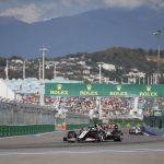 
              FILE - Drivers compete during the Russian Formula One Grand Prix, at the Sochi Autodrom circuit, in Sochi, Russia, Sunday, Sept. 27, 2020. A number of federations, including skiing, curling and Formula 1, pulled premier events out of Russia following the invasion. (Yuri Kochetkov/Pool Photo via AP, File)
            