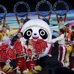 
              Dancers perform in the pre-show during the opening ceremony of the 2022 Winter Olympics, Friday, Feb. 4, 2022, in Beijing. (AP Photo/David J. Phillip)
            