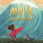 
              This image released by Abrams Books shows the children's book "Maya and the Beast," by surfer Maya Gabeira. (Abrams Books via AP)
            
