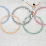 
              Wakaba Higuchi, of Japan, competes in the women's short program team figure skating competition at the 2022 Winter Olympics, Sunday, Feb. 6, 2022, in Beijing. (AP Photo/Jeff Roberson)
            