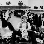 
              FILE - Pittsburgh Steelers quarterback Terry Bradshaw relaxes in his Rose Bowl dressing area before the start of Super Bowl XIV, Jan. 20, 1980, in Pasadena, Calif. The Pittsburgh Steelers came in the heavy favorites and the Los Angeles Rams a double-digit underdog. That didn't stop Terry Bradshaw from struggling to sleep the night before over the thought of losing instead of clinching an unprecedented fourth Super Bowl. The Steelers beat the Rams 31-19. (AP Photo/Harry Cabluck, File)
            