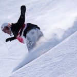 
              Switzerland's Patrick Burgener competes during the men's halfpipe qualification round at the 2022 Winter Olympics, Wednesday, Feb. 9, 2022, in Zhangjiakou, China. (AP Photo/Alessandra Tarantino)
            
