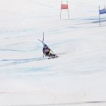 
              Sweden's Sara Hector speeds down the course during the second run of an alpine ski, women's World Cup giant slalom, in Lenzerheide, Switzerland, Sunday, March 6, 2022. (AP Photo/Giovanni Auletta)
            