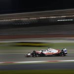 
              Haas driver Kevin Magnussen of Denmark steers his car during the Formula One Bahrain Grand Prix it in Sakhir, Bahrain, Sunday, March 20, 2022. (AP Photo/Hassan Ammar)
            