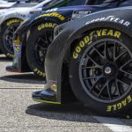 
              Race vehicles sit on pit road for pre-race events during the NASCAR Cup Series auto race at Circuit of the Americas, Sunday, March 27, 2022, in Austin, Texas. (AP Photo/Stephen Spillman)
            