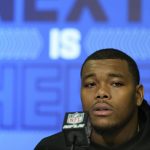 
              Georgia defensive lineman Travon Walker speaks during a press conference at the NFL football scouting combine in Indianapolis, Friday, March 4, 2022. (AP Photo/AJ Mast)
            