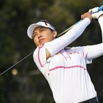 
              Atthaya Thitikul, of Thailand, hits her tee shot on the 18th hole during the final round of the JTBC LPGA golf tournament, Sunday, March 27, 2022, in Carlsbad, Calif. (AP Photo/Denis Poroy)
            