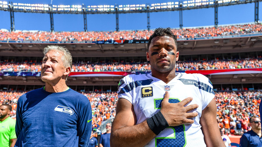 FS1 Radio Host Bets Russell Wilson Will be Giants Starter in 2022