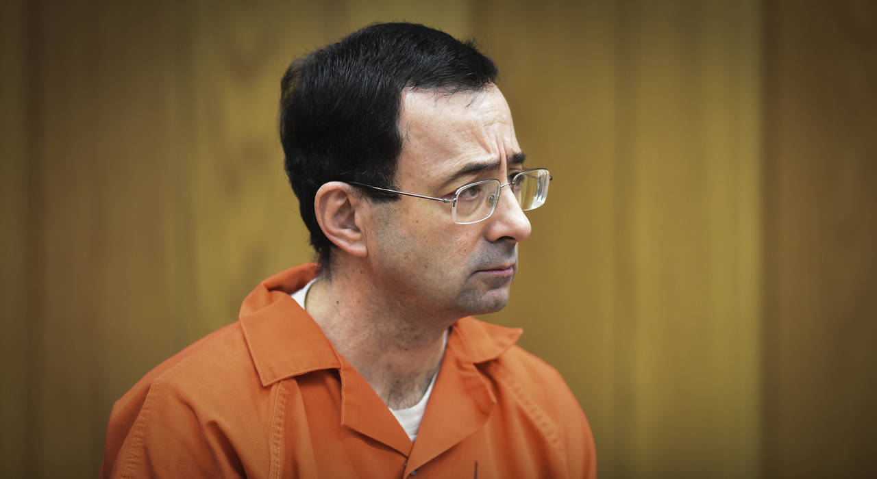 FILE - In this Feb. 5, 2018 file photo, Larry Nassar, former sports doctor who admitted molesting s...