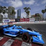 
              Chip Ganassi Racing driver Álex Palou (10) of Spain competes in an IndyCar auto race at the Grand Prix of Long Beach on Sunday, April 10, 2022, in Long Beach, Calif. (AP Photo/Ashley Landis)
            