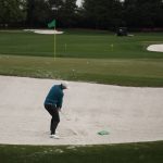 
              Rory McIlroy, of Northern Ireland hits on the driving range during a practice round for the Masters golf tournament on Tuesday, April 5, 2022, in Augusta, Ga. (AP Photo/Charlie Riedel)
            