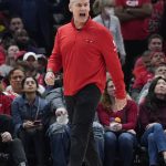 
              Chicago Bulls head coach Billy Donovan yells to his team during the first half of Game 3 of a first-round NBA basketball playoff series against the Milwaukee Bucks, Friday, April 22, 2022, in Chicago. (AP Photo/Nam Y. Huh)
            