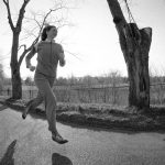 
              FILE - Kathrine Switzer jogs in White Plains, N.Y., April 8, 1975, while training for the Boston Marathon. As the 2022 Boston Marathon celebrates the 50th anniversary of the first official women’s race, the occasion will be marked by one of the strongest women’s fields ever. (AP Photo/Ron Frehm, File)
            