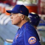 
              New York Mets manager Buck Showalter pauses in the dugout prior to a baseball game against the Arizona Diamondbacks, Sunday, April 24, 2022, in Phoenix. (AP Photo/Ross D. Franklin)
            