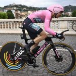 
              Australia's Jai Hindley competes during the 21st stage against the clock race of the Giro D'Italia, in Verona, Italy, Sunday, May 29, 2022. (Fabio Ferrari/LaPresse via AP)
            