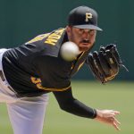 
              Pittsburgh Pirates relief pitcher Zach Thompson delivers during the first inning of a baseball game against the Colorado Rockies in Pittsburgh, Wednesday, May 25, 2022. (AP Photo/Gene J. Puskar)
            