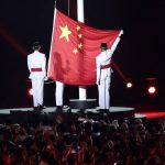 
              FILE - The Chinese flag is raised as the next host country during the closing ceremony for the 18th Asian Games in Jakarta, Indonesia on Sept. 2, 2018. Less than three months after Beijing hosted the Winter Olympics and Paralympics, reports in China on Friday, May 6, 2022 said this year's Asian Games are being postponed because of concerns over the spreading omicron variant of COVID-19 in the country. (AP Photo/Lee Jin-man, File)
            