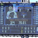 
              The New York Mets right field scoreboard  is viewed during the sixth inning of a baseball game against the Seattle Mariners, Sunday, May 15, 2022, in New York. (AP Photo/Noah K. Murray)
            