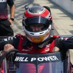 
              Will Power, of Australia, climbs into his car during practice for the IndyCar auto race at Indianapolis Motor Speedway in Indianapolis, Friday, May 20, 2022. (AP Photo/Michael Conroy)
            