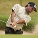 
              Bubba Watson hits from the bunker on the 14th hole during the second round of the PGA Championship golf tournament at Southern Hills Country Club, Friday, May 20, 2022, in Tulsa, Okla. (AP Photo/Eric Gay)
            