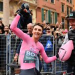 
              Australia's Jai Hindley celebrates at the end of the 21st stage against the clock race of the Giro D'Italia, in Verona, Italy, Sunday, May 29, 2022. (Massimo Paolone/LaPresse via AP)
            