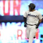 
              Miami Marlins' Jesus Aguilar runs the bases after hitting a solo home run against the Milwaukee Brewers during the fourth inning of a baseball game Saturday, May 14, 2022, in Miami. (AP Photo/Lynne Sladky)
            